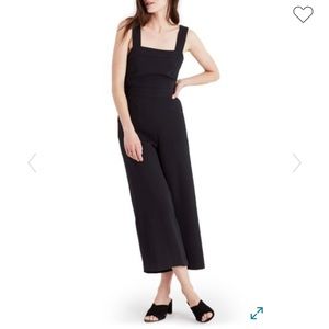 Size 8 Madewell Apron Black Jumpsuit